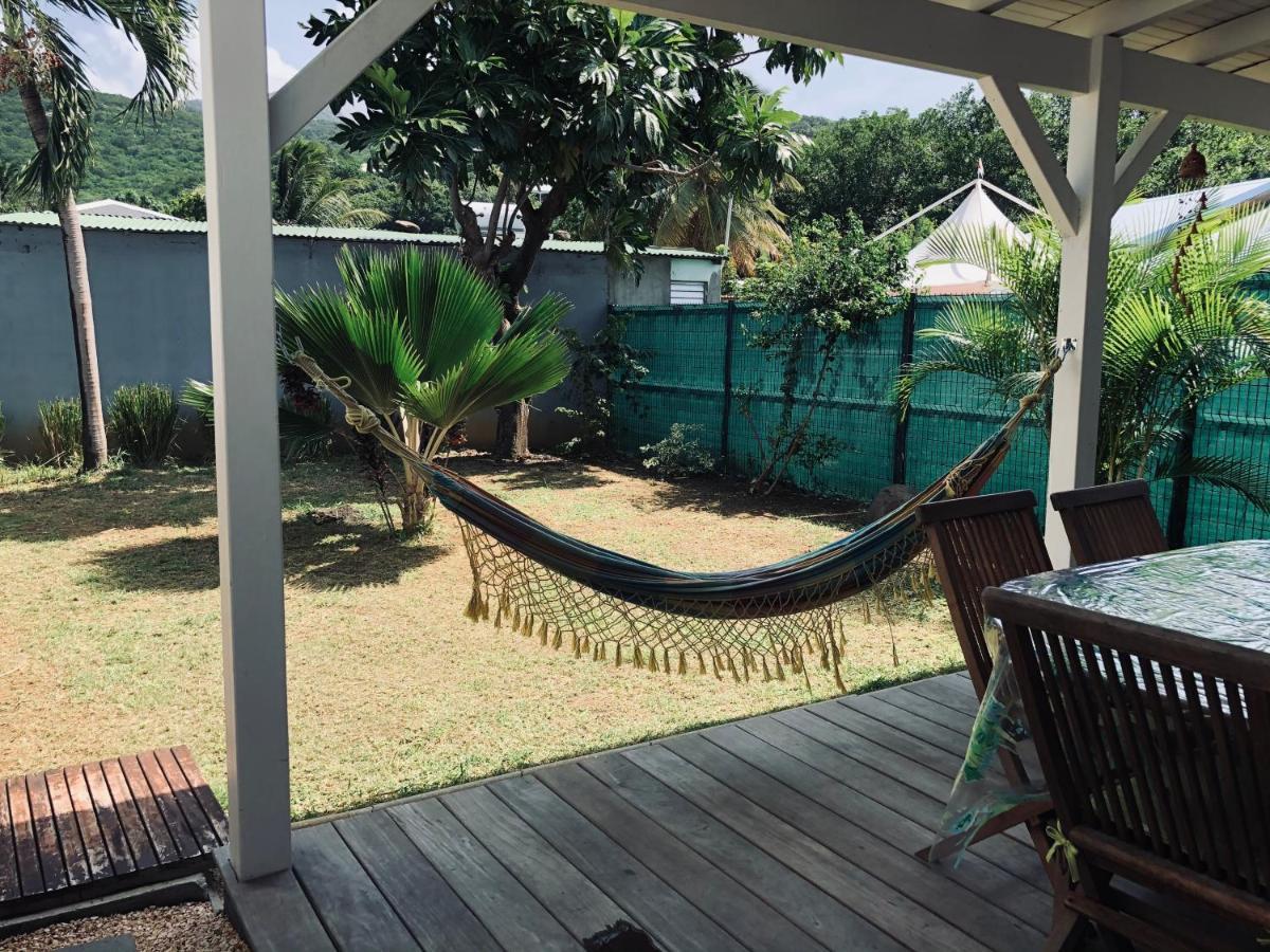 Habitation Baliache - Maison créole avec jardin privatif, plage à 200m Deshaies Exterior foto